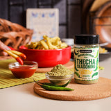 Urban Platter Thecha Seasoning, 70g (Authentic Maharashtrian Condiment, Bold Chilli, Garlic & Peanut Blend, Perfect for Fries, Pasta & Rice)