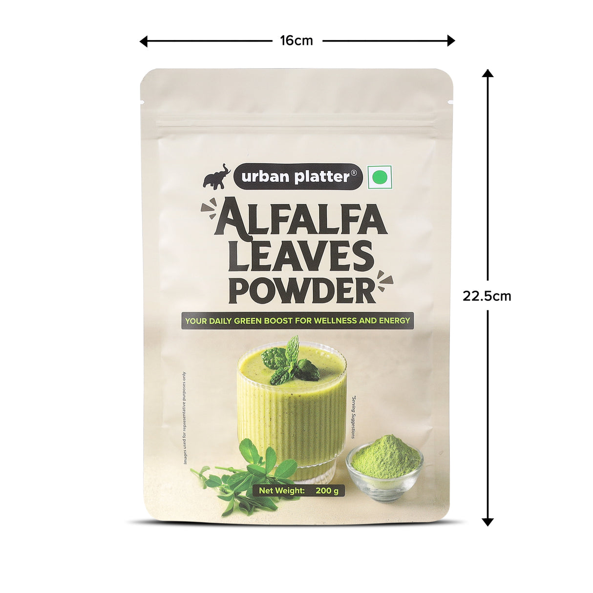 Urban Platter Alfalfa Grass Powder, 100g