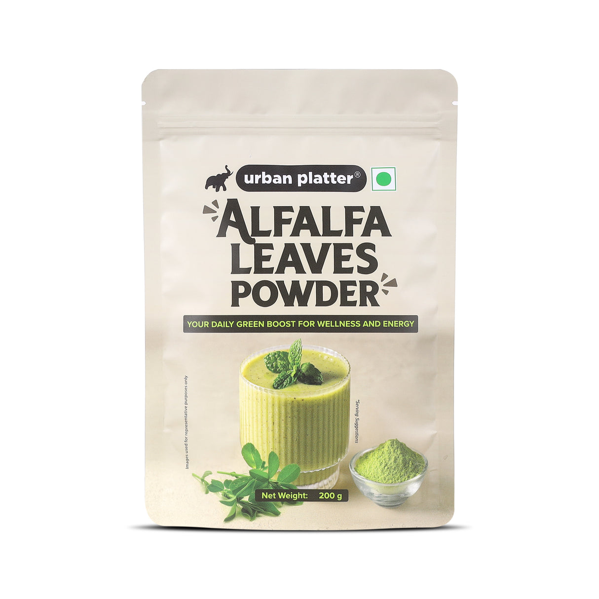 Urban Platter Alfalfa Grass Powder, 100g