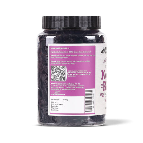 Urban Platter Dried Kokum Rinds (Amsul), 500g (Local Produce of Konkan, Natural Coolant & Souring Agent, Aids Digestion)