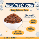 Urban Platter Caramelized Onion, 1kg (Sweet-Savoury Onion Base for Pasta, Sandwiches, Gravies & Gourmet Cooking, Soft, Jammy & Slow Cooked, Perfect for Meal Preps, Value Pack)
