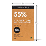 Urban Platter 55% Dark Chocolate Baking Couverture, 200g [Crafted By Mason & Co. Single Origin, Bean To Bar] - product image 6