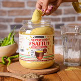 Urban Platter Turmeric Cayenne Superfood Sattu, 700g (High Protein & Fibre | Natural Coolant | Mid-Meal Drink | Traditional Plant Protein)