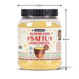 Urban Platter Turmeric Cayenne Superfood Sattu, 700g (High Protein & Fibre | Natural Coolant | Mid-Meal Drink | Traditional Plant Protein)