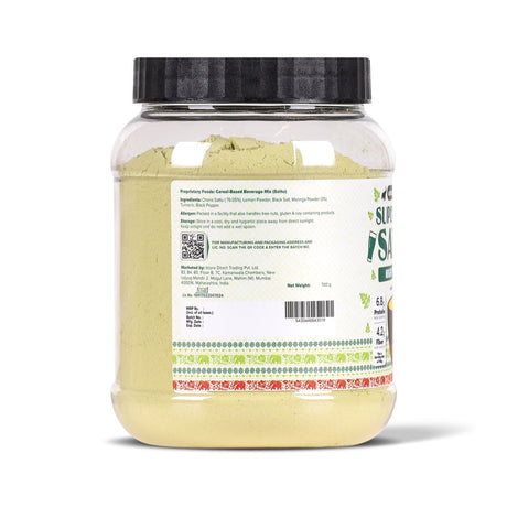 Urban Platter Moringa Superfood Sattu, 700g (High Protein & Fibre | Natural Coolant | Mid-Meal Drink | Traditional Plant Protein)