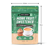 Urban Platter Monk Fruit Sweetener 200g Pouch - 100 Percent Vegetarian Clean Label