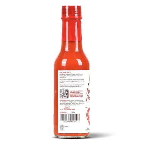 Habanero Hot Sauce, 160g (Fruity & Fiery| Mexican-Style Chilli Sauce | No Artificial Flavours)