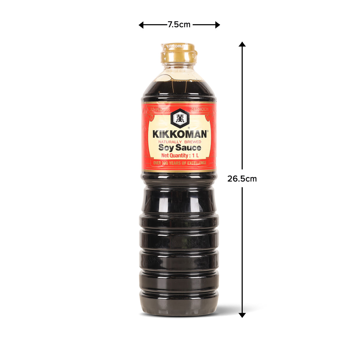 Kikkoman Soy Sauce, 1 L (Aromatic Soy Sauce that is perfect for all types of Seasoning)