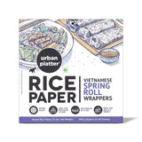 Round Rice Paper Sheets, 400g (Vietnamese Spring Roll Wrappers | Gluten Free | 22 cm Each | 35-40 Sheets per pack)