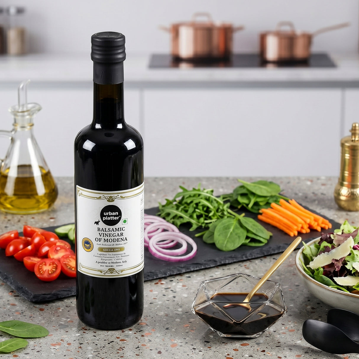 Italian Balsamic Vinegar of Modena Goccia Oro, 500ml (Aceto Balsamico di Modena IGP)