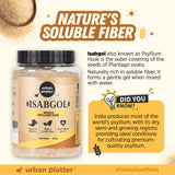 Urban Platter Isabgol, 150g (Whole Psyllium Husk, Rich in Dietary Fiber, Supports Digestive Health, Nature's Soluble Fiber)