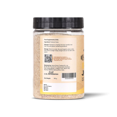Urban Platter Isabgol, 150g (Whole Psyllium Husk, Rich in Dietary Fiber, Supports Digestive Health, Nature's Soluble Fiber)