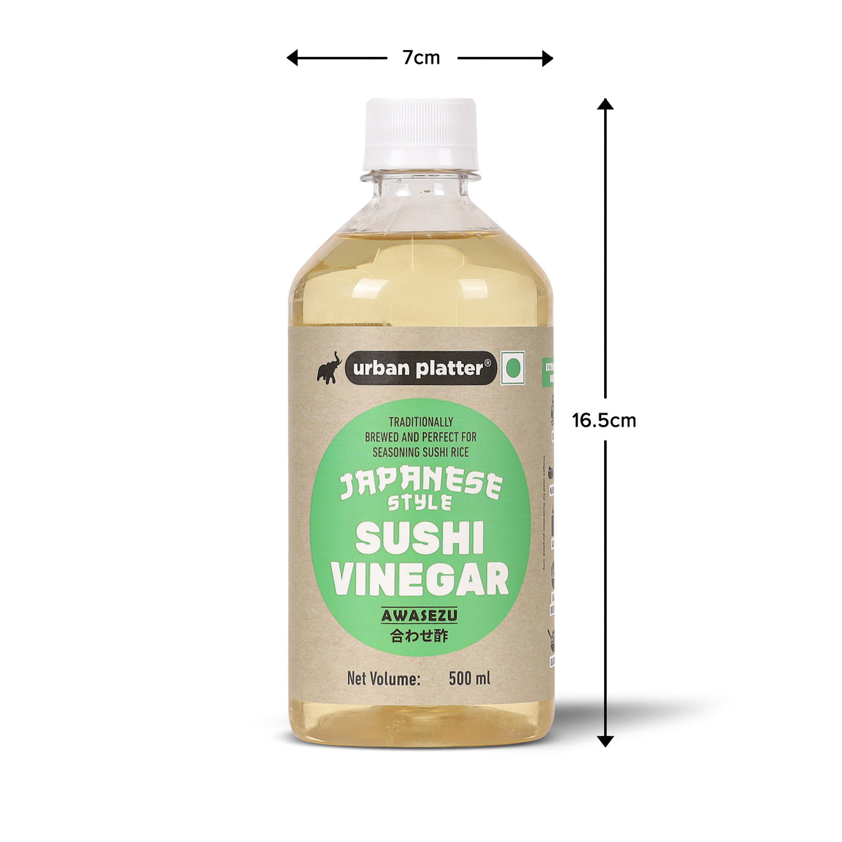 Japanese Sushi Rice Vinegar 500 ML, (Awasezu | Pre-Seasoned with Salt and Sugar | Sushi Rice Seasoning)