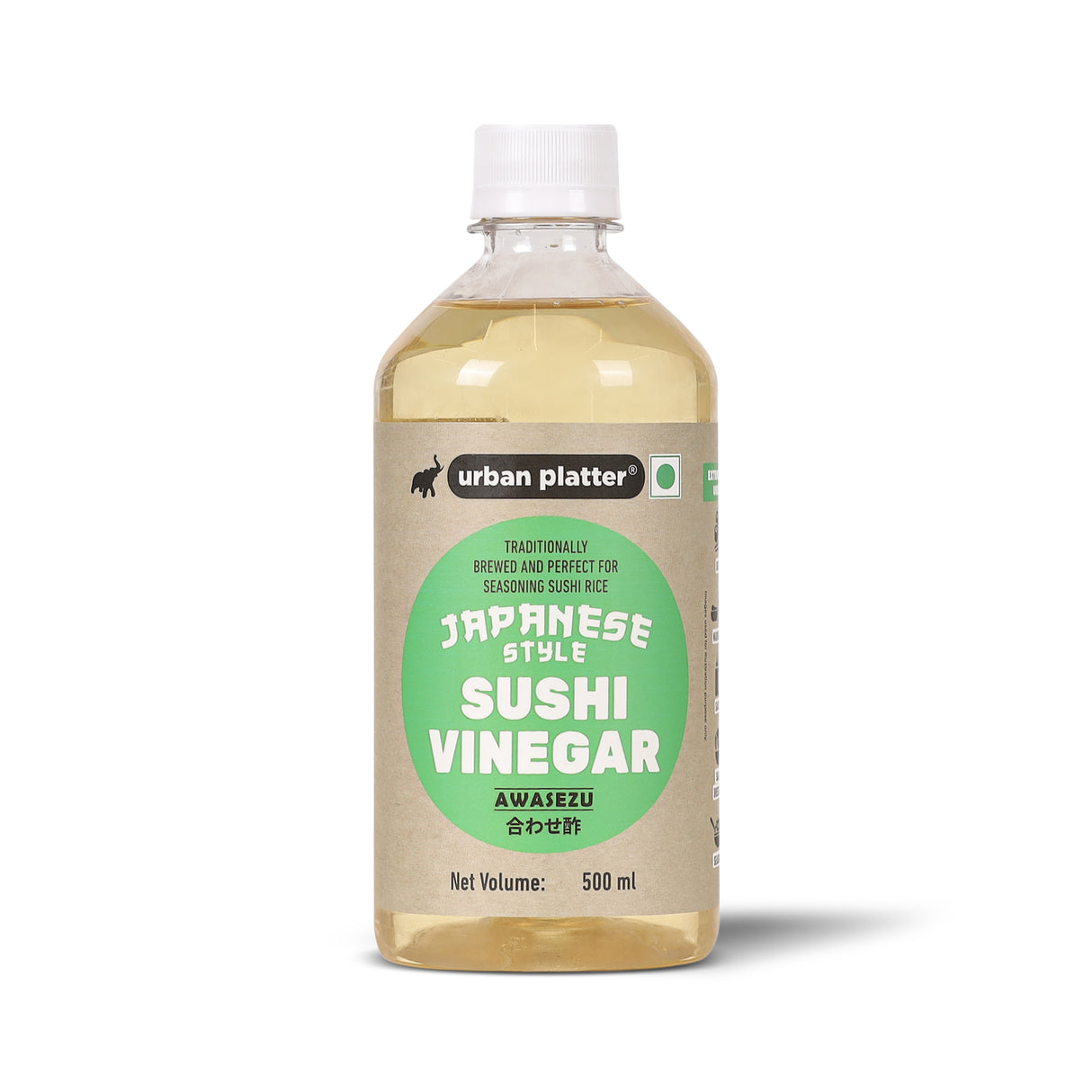 Japanese Sushi Rice Vinegar 500 ML, (Awasezu | Pre-Seasoned with Salt and Sugar | Sushi Rice Seasoning)