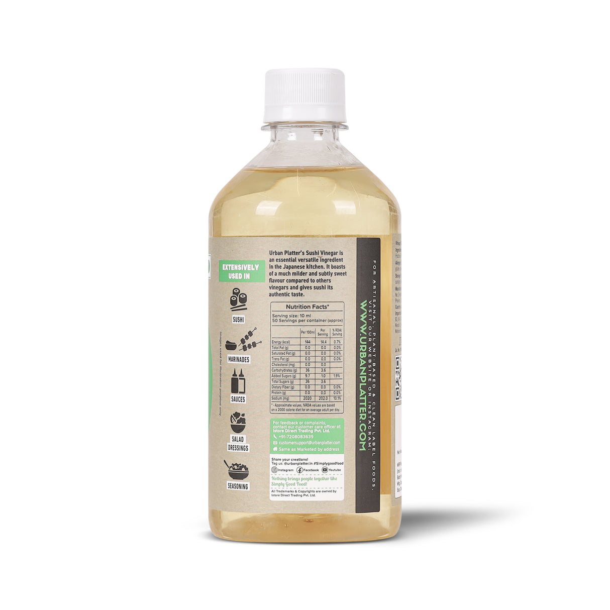 Japanese Sushi Rice Vinegar 500 ML, (Awasezu | Pre-Seasoned with Salt and Sugar | Sushi Rice Seasoning)
