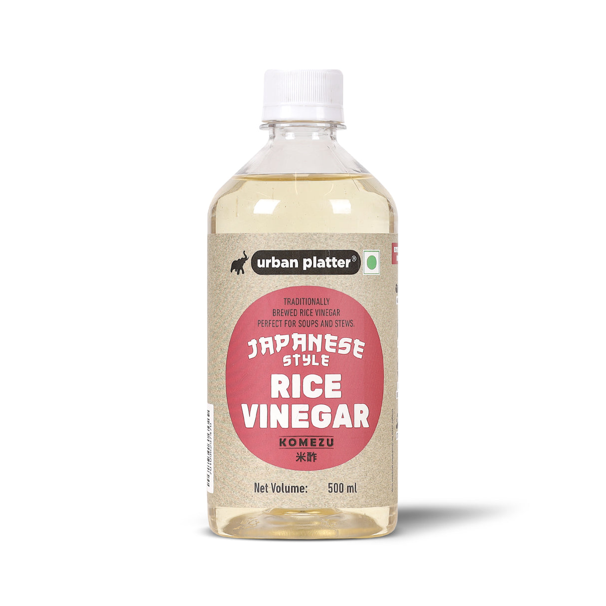 Japanese Style Rice Vinegar (Komezu), 500 ML [All Natural Vinegar Traditionally Brewed and Seasoned]