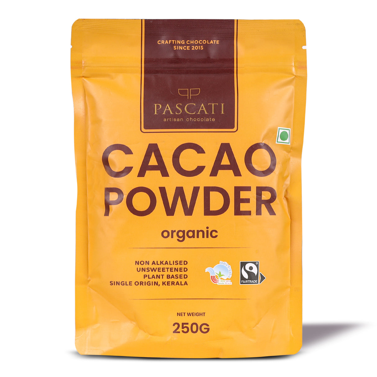 Organic Non-Alkalised Cacao Powder, 250g [Unsweetened]