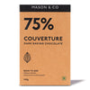 75% Couverture Dark Baking Chocolate, 200g