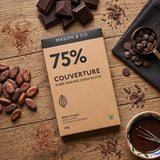 75% Couverture Dark Baking Chocolate, 200g