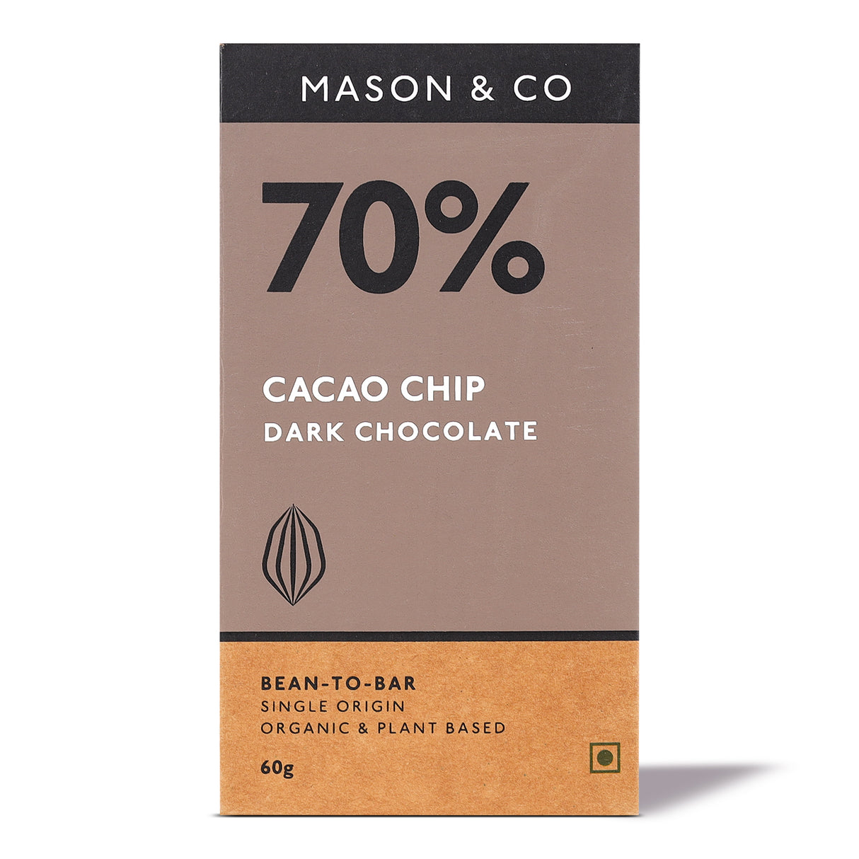 70% Cacao Chip Dark Chocolate, 60g