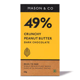 49% Crunchy Dark Chocolate with Peanut Butter, 60g