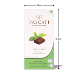 Chocolate Mint Dark, Organic Chocolate, 75g, (Pack of 2)