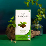 Chocolate Mint Dark, Organic Chocolate, 75g, (Pack of 2)
