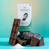 Chocolate Sea Salt Dark India Organic Chocolate, 75g [Pack of 2]