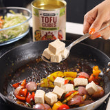 Tofu Cubes, 800g (Drained Weight - 450g | Firm Tofu in Brine | 14% Plant Protein | Pre-Cut Cubes for Stir-Fries, Curries, Salads & Soups )
