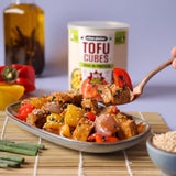 Tofu Cubes, 800g (Drained Weight - 450g | Firm Tofu in Brine | 14% Plant Protein | Pre-Cut Cubes for Stir-Fries, Curries, Salads & Soups )
