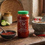 Huy Fong Chili Garlic Sauce, 510g (Spicy Chili & Garlic Condiment, Ideal for Stir-Fries, Noodles, Dumplings & Dipping, Savoury & Versatile Asian Cooking Sauce)