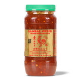Huy Fong Sambal Oelek Chili Paste, 510g (Authentic Indonesian-Style Hot Chili Condiment & Cooking Paste)