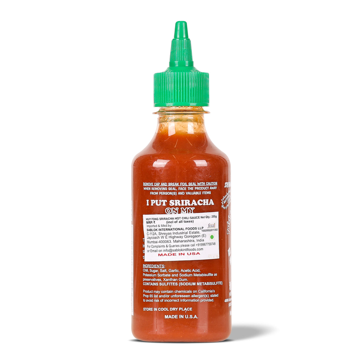 Sriracha Hot Chili Sauce, 255gm 