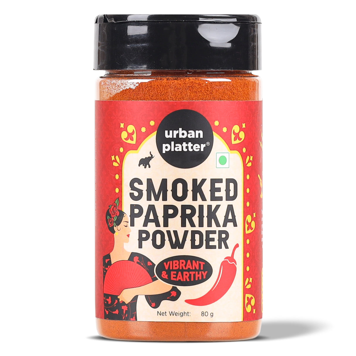 Smoked Paprika, 80g  (Bold, Smoky & Sweet, Adds Depth, Colour & Earthy Heat to Grills, Roasts, Pasta, Sauces & Global Cuisines)
