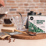 V60 Coffee Dripper, Size 02, 1 Piece (Pour Over Coffee Maker | Transparent Cone Brewer | Reusable Manual Coffee Dripper for Specialty Coffee| Ideal for 1-4 Cups)