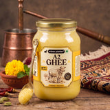 A2 Ghee, 500ml (Curd-Churned Bilona Desi Ghee for Cooking, Tadka & Daily Meals | Made from A2 Cow Milk)