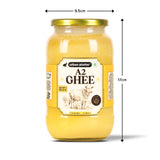 A2 Ghee, 1L (Curd-Churned Bilona Desi Ghee for Cooking, Tadka & Daily Meals | Made from A2 Cow Milk)