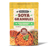 Soya Granules, 300g (53% Plant Protein | Made from Defatted Soy Flour | Fiber Rich Soya Mince)