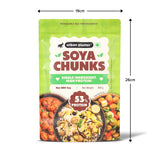 Soya Chunks, 300g (53% Plant Protein | Made from Defatted Soy Flour | Fiber Rich Soya Wadi))