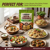 Soya Chunks, 300g (53% Plant Protein | Made from Defatted Soy Flour | Fiber Rich Soya Wadi))