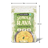 Jowar Rava, 500g (Naturally Gluten-free | Source of Protein & Fibre | A Smart Swap for Regular Sooji | Perfect for Upma, Khichdi, Porridge, Halwa & More)