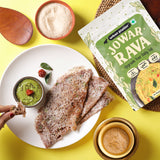 Jowar Rava, 500g (Naturally Gluten-free | Source of Protein & Fibre | A Smart Swap for Regular Sooji | Perfect for Upma, Khichdi, Porridge, Halwa & More)