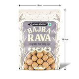 Bajra Rava, 500g (Naturally Gluten-Free | Source of Protein & Fibre | A Smart Swap for Regular Sooji | Perfect for Upma, Khichdi, Porridge, Halwa, Laddoos & More)