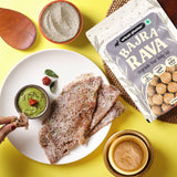 Bajra Rava, 500g (Naturally Gluten-Free | Source of Protein & Fibre | A Smart Swap for Regular Sooji | Perfect for Upma, Khichdi, Porridge, Halwa, Laddoos & More)