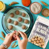 Bajra Rava, 500g (Naturally Gluten-Free | Source of Protein & Fibre | A Smart Swap for Regular Sooji | Perfect for Upma, Khichdi, Porridge, Halwa, Laddoos & More)