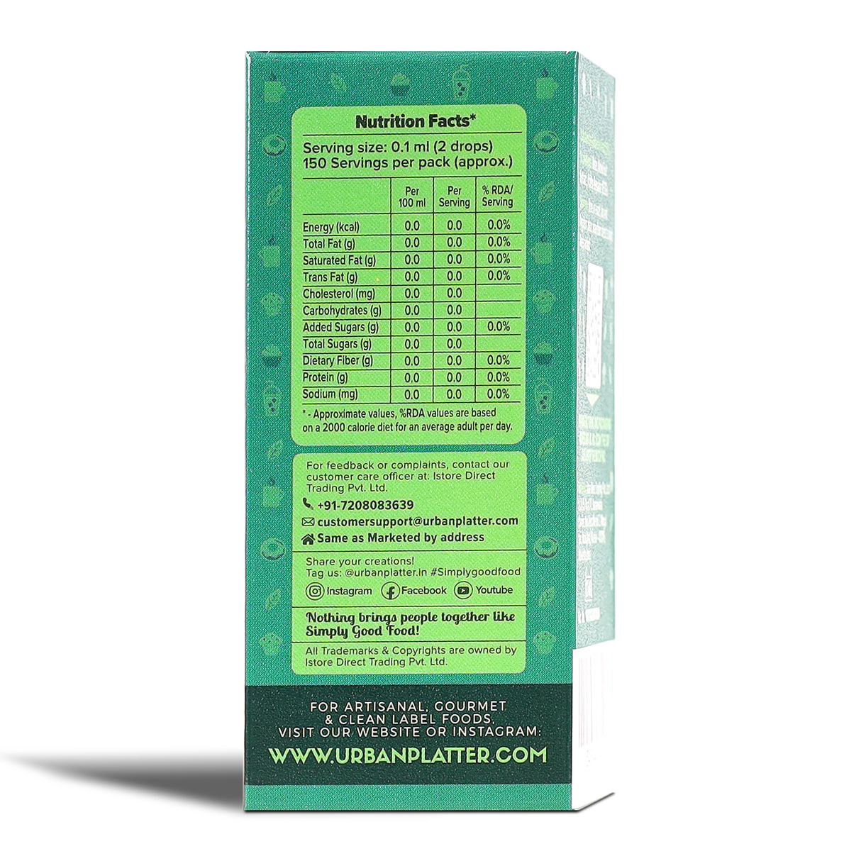 Monk Fruit Sweetener Drops, 15ml (Zero Calorie | No Erythritol | No Bitter Aftertaste | For Tea, Coffee & Beverages)