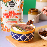Dried Sea Buckthorn Berries, 100g (High in Vitamin A | High in Fiber | Tart & Tangy Superfruit | Add to Trail Mixes, Smoothies, Teas & Baking)