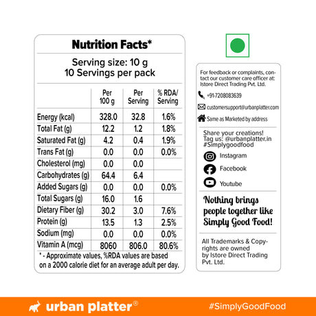 Dried Sea Buckthorn Berries, 100g (High in Vitamin A | High in Fiber | Tart & Tangy Superfruit | Add to Trail Mixes, Smoothies, Teas & Baking)