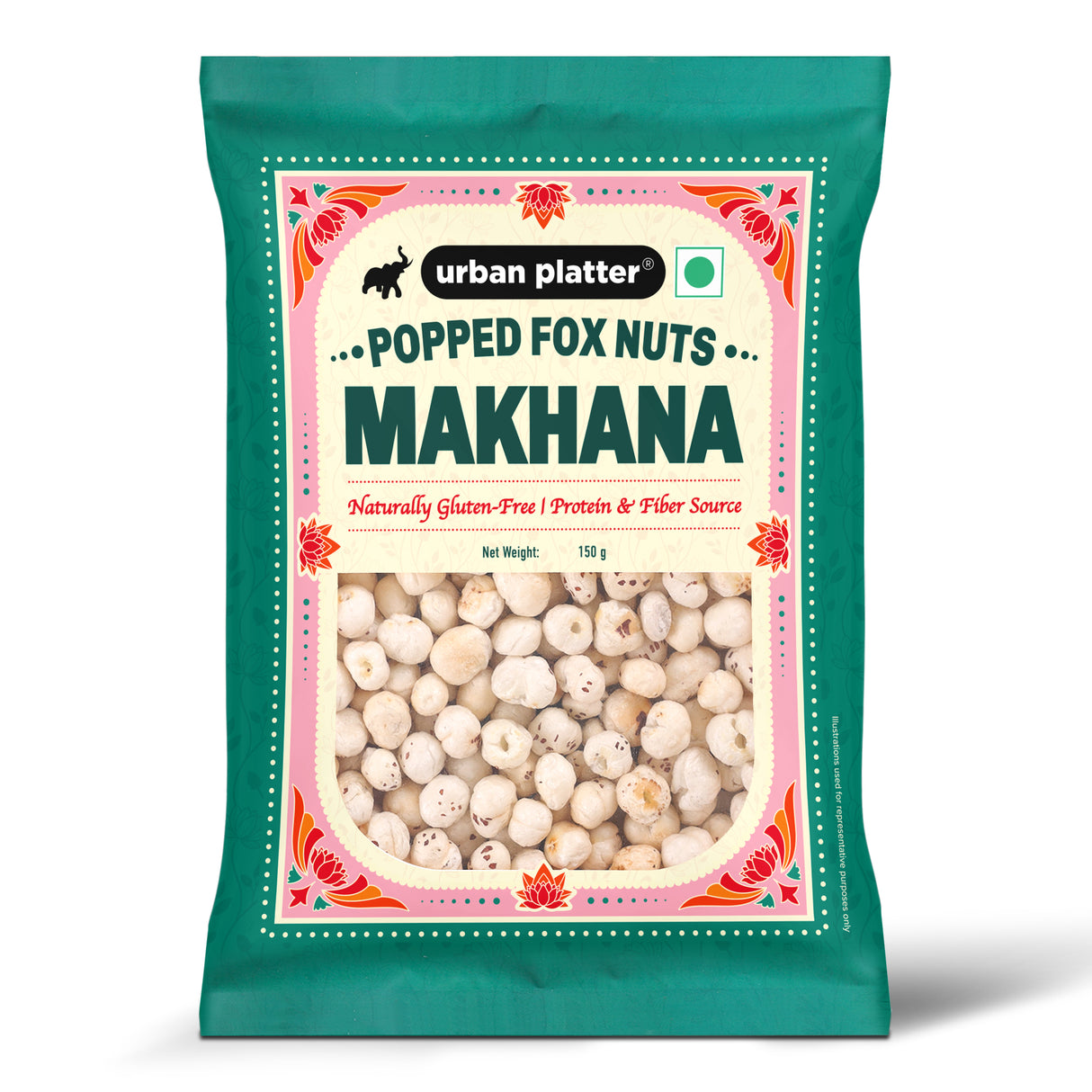 Puffed Fox Nuts (Unroasted Makhana), 100g