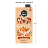 Almond Milk, 1 Litre, Pack of 2 (Unsweetened | Lactose-Free | Plant-Based Milk Alternative | Works Beautifully in Tea and Coffee)